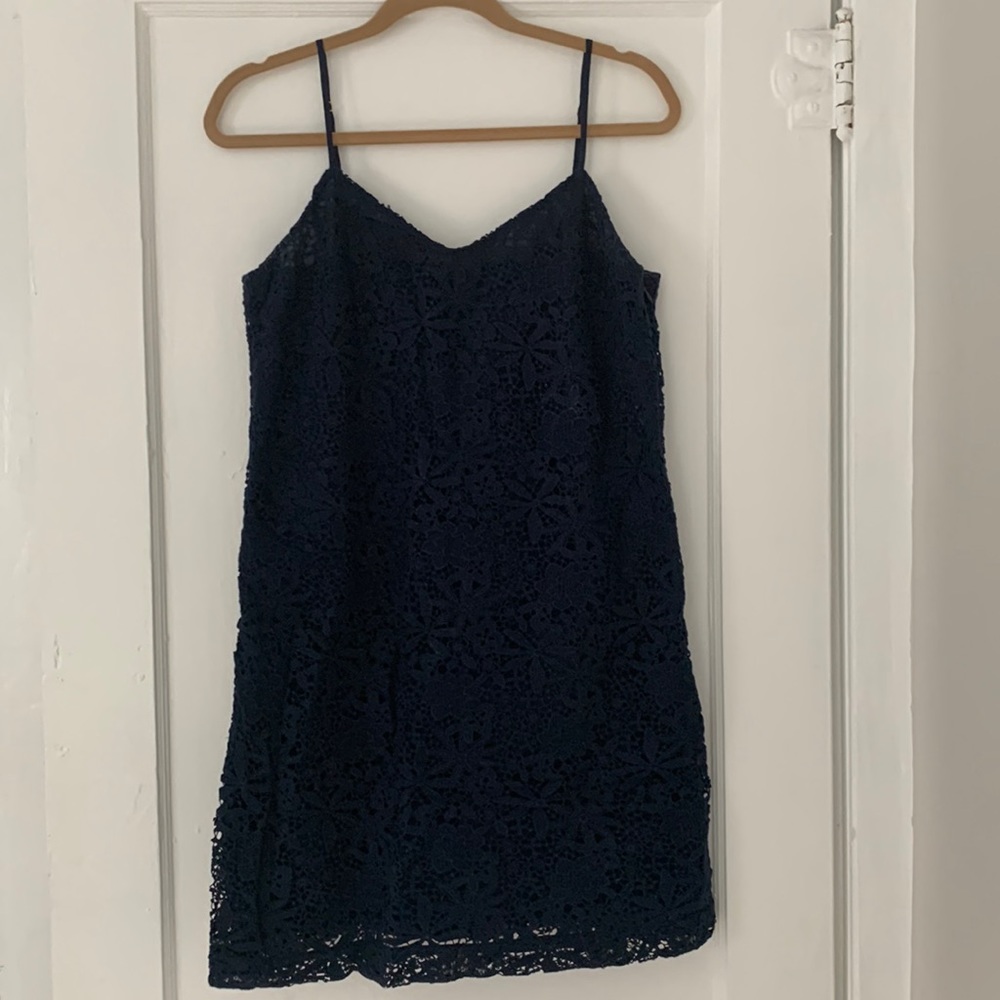 Navy JCrew mini dress size 8